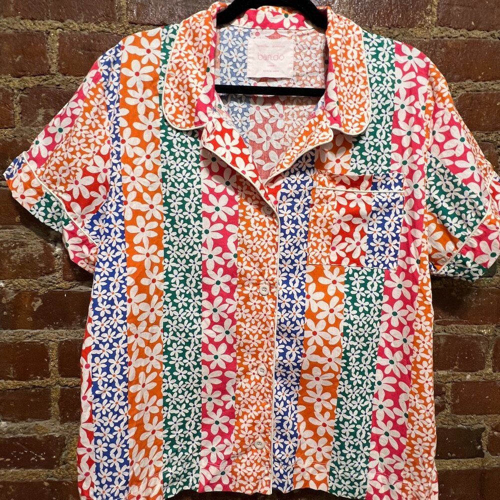 Ban.do Daisy Print PJ Top